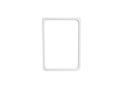 Skilteramme A4 med indskub foroven hvid