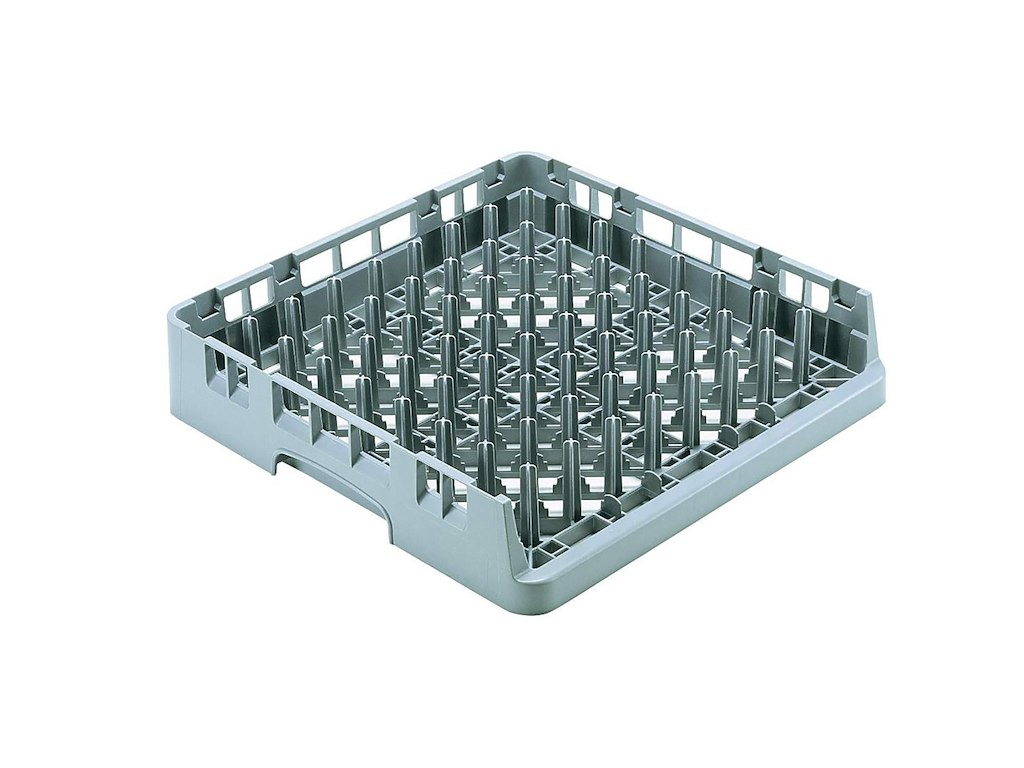 Opvaskekurv Cambro 50x50 cm til Bakker plast Grå