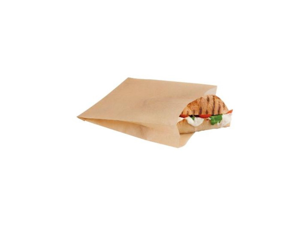 Sandwichpose 170x195 mm til Ovn Papir Brun