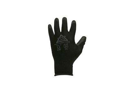 Handske PU Keep Safe str XXL med ribkant sort