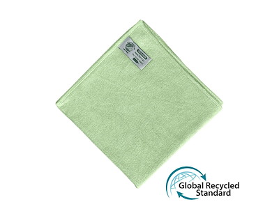 Microfiberklud Super Tentax 40x40cm Svanemærket Grøn 70% genanvendt