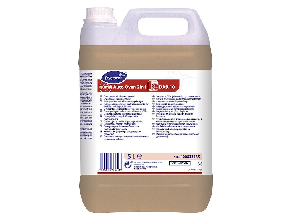 Ovn- og Grillrengøring Suma Auto Oven 2in1 Kombineret rens/afspænding 5 ltr