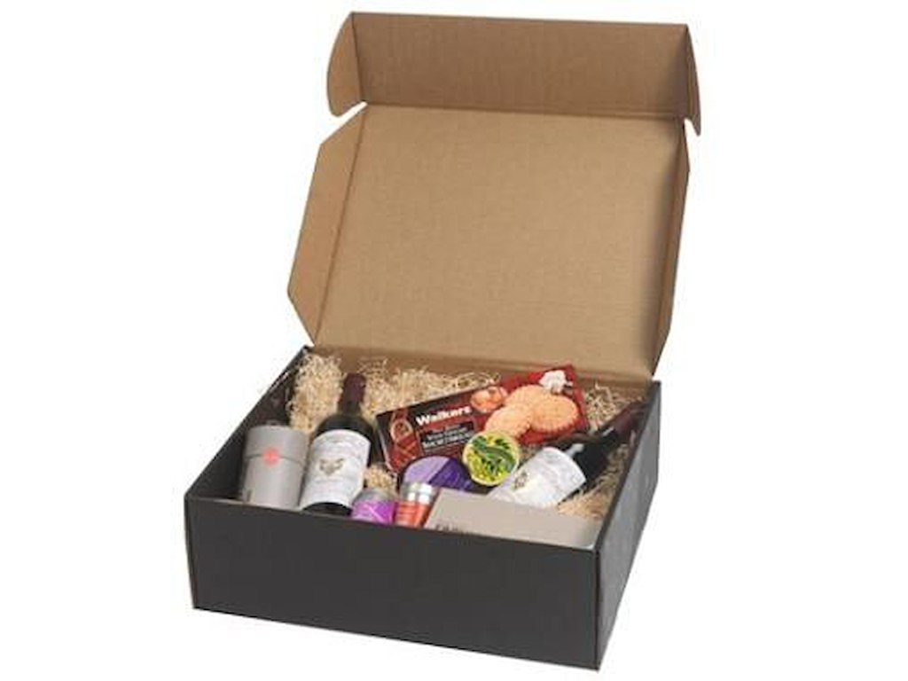 Gaveæske 435x345x153mm Stor Sort