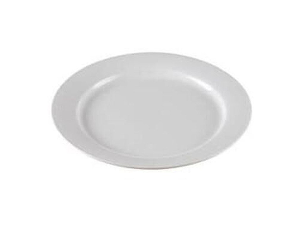 Tallerken Venice Ø24 cm Flad Porcelæn Hvid