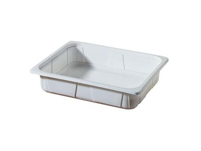Bakke 1/2 GN 4000 ml 325x265x60 mm PP Hvid