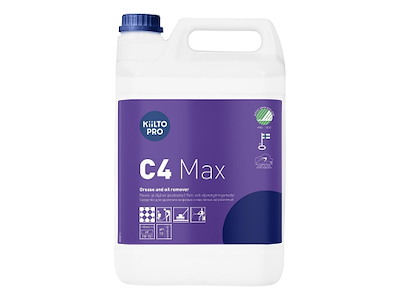 Grundrengøring Gulv Kiilto Pro C4 Max 5ltr Svanemærket u Parfume Man/Skum/Mask