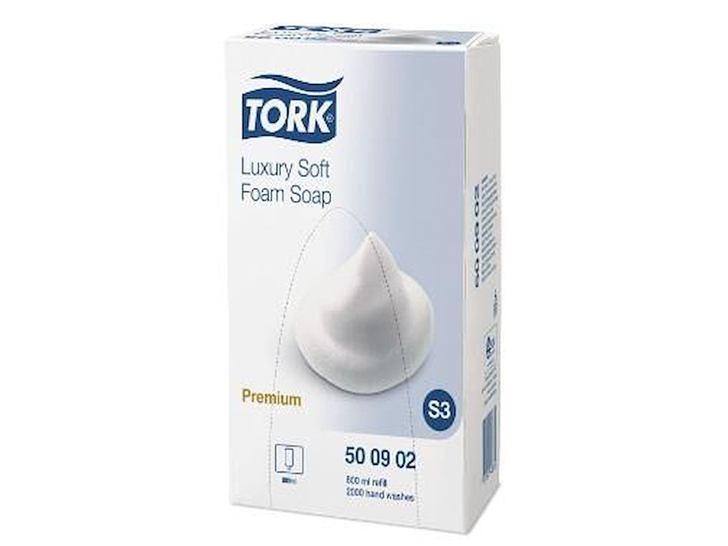 Skumsæbe Tork Luksus 800ml med Parfume Klar til S3 dispenser