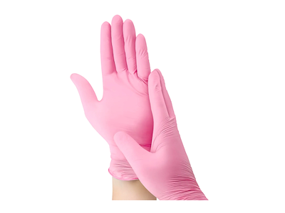 Nitrilhandsker (pink) Classic 3.5g - 100 stk. - M