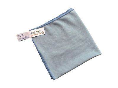 Microfiberklud 40x40cm blå til glasrengøring