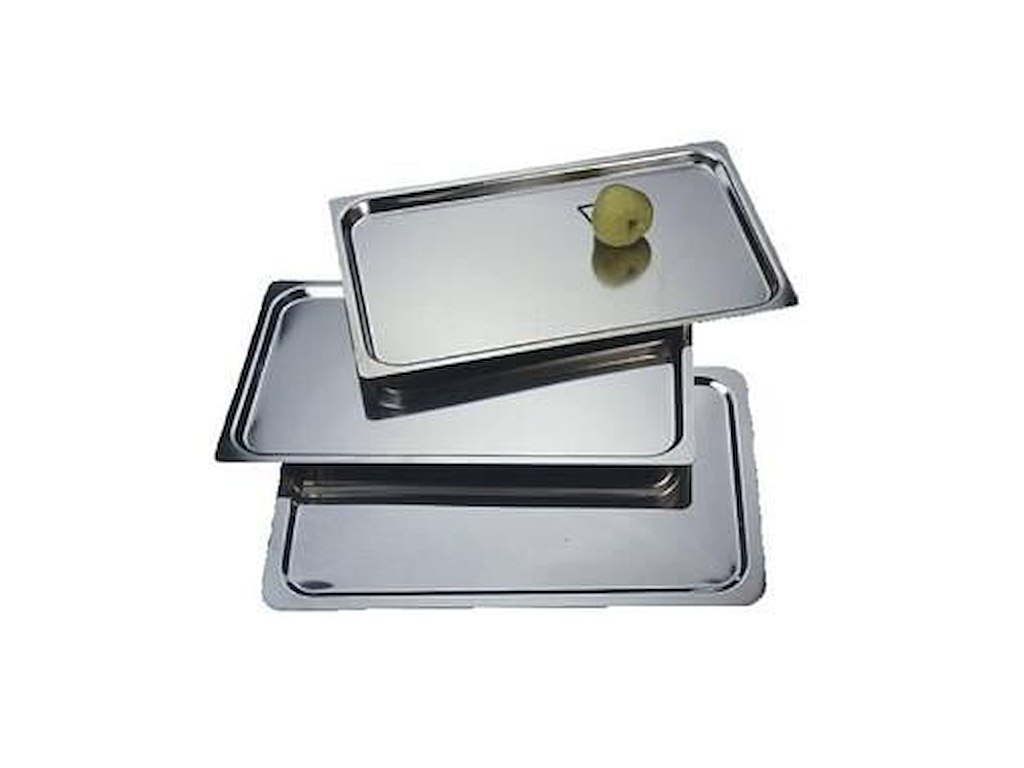Smørrebrødsbakke 1/1 GN 530x325x10 mm Rustfrit stål