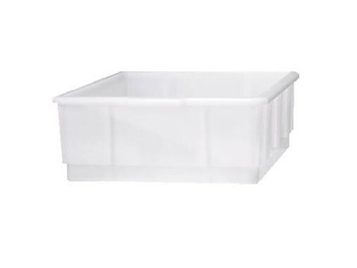 Plastkasse CB 13 ltr L42xB32xH12.5cm HDPE Hvid