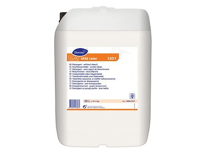 Tøjvask Flydende CLAX Mild Forte Color m/Parfume u/Blegemiddel/Optisk hvid 20ltr
