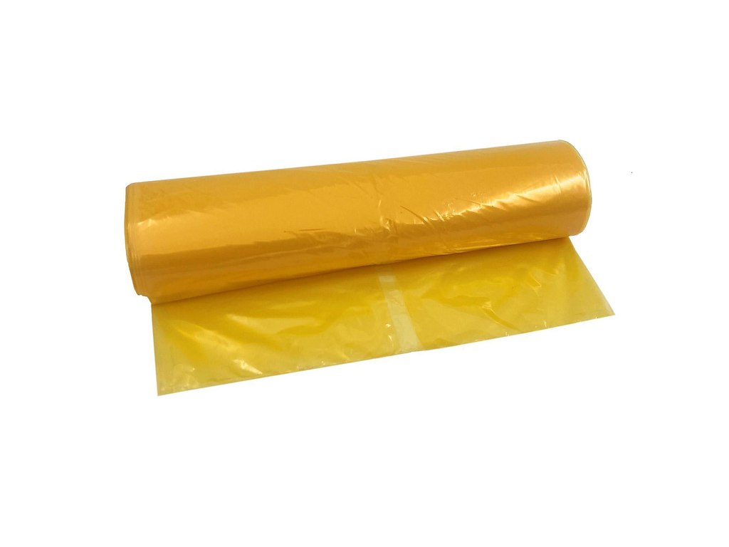 Spandepose 15ltr B370xL500mm 15my LDPE Gul