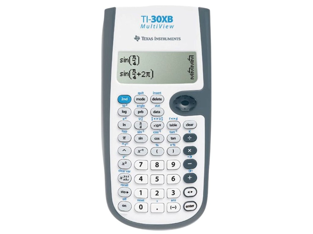 TI-30XB MultiView Batteri Lommeregner