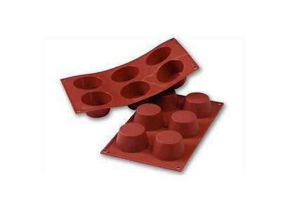 Bageform 1/3 GN Ø6.9x3.5 cm 6 Muffins