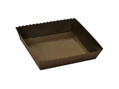 Kageform Easy Bake 150x140x37 mm Karton med PET Brun