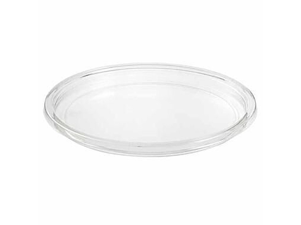 Plastlåg Ø117 mm Rund RPET Klar til bæger Deli