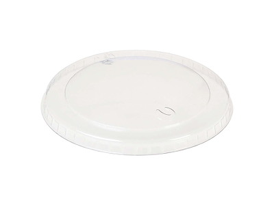 Plastlåg Ø85 mm Bionedbrydelig PLA Klar til isbæger 180 ml