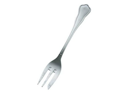 Kagegaffel Chippendale 16 cm Rustfri stål