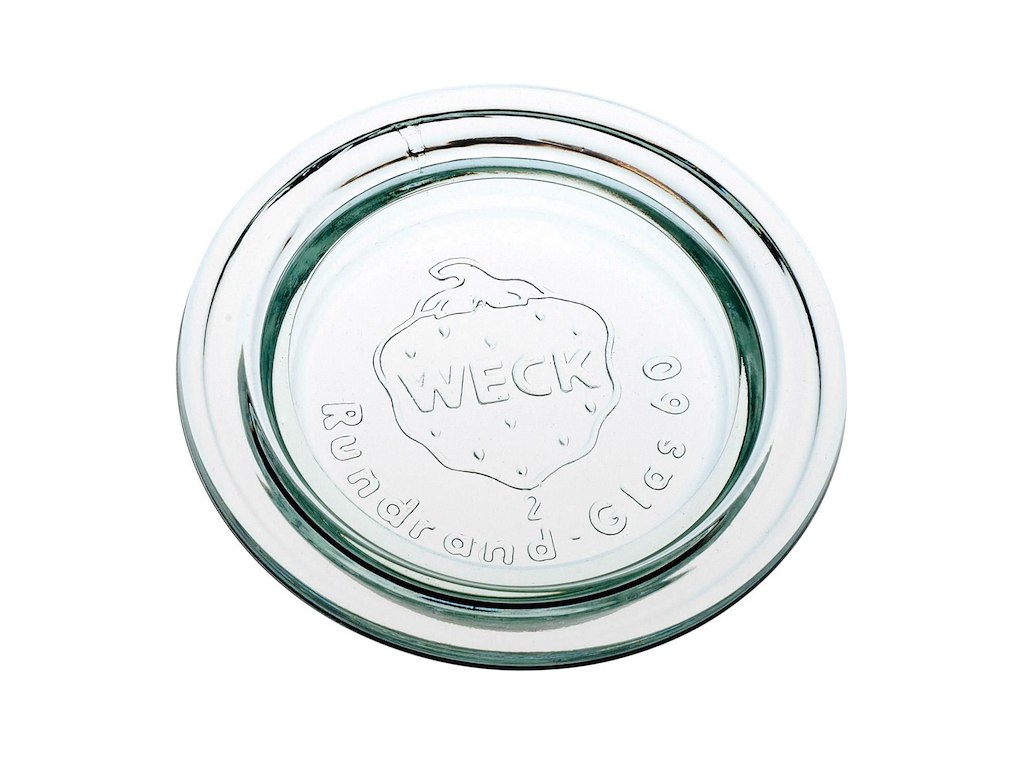 Låg Weck Ø6.7 cm til Patentglas. Glas