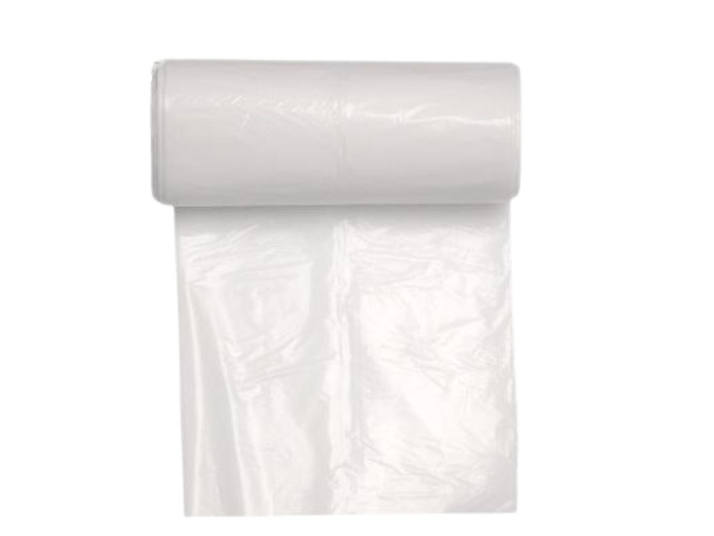 Spandepose 15 ltr 370x500 mm 15 my med Fals Kompakt LDPE Hvid