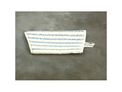 Moppe Velcro Universal Mop Pro 25cm Microfiber Öko-tex Hvid/Blå Tør/Våd