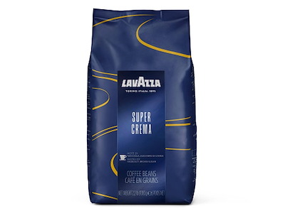 Kaffe Lavazza Super Crema Espresso 1kg hele bønner
