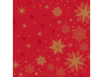 Serviet Dunisoft 40 x 40cm Airlaid Stargazing Red
