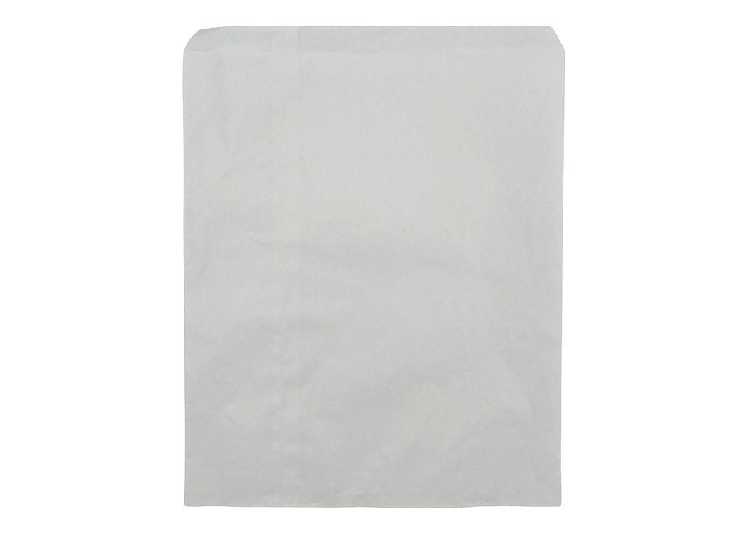 Bagerpose 2.5 kg 280x340+20 mm FSC 40 gr Hvid