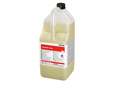 Maskinopvask Anlæg Flydende Topmatic Clean 5ltr Svanemærket u. Klor Blødt/middel