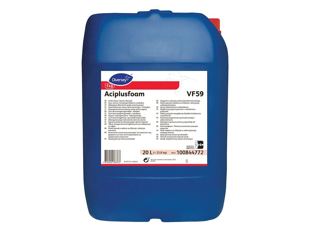 Skumrengøring sur DI Aciplusfoam VF59 W1779 20 ltr
