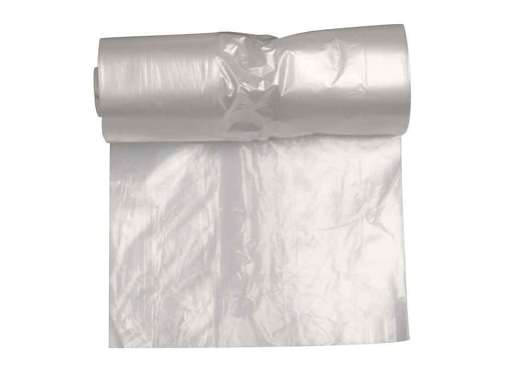 Spandepose 45ltr B600xL700mm 15my LDPE med Fals Kompakt Klar