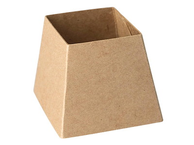 Æggebæger konisk Karton Brun