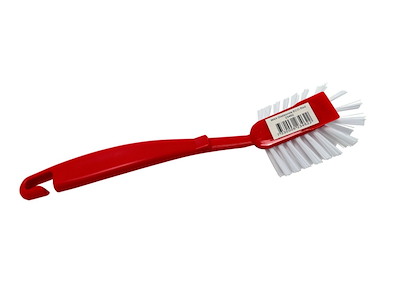 Opvaskebørste Blød/Medium Max Eco 24cm PET/RPBT med Skrabekant Rød