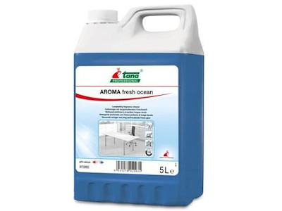 Universalrengøring TANA Aroma Fresh Ocean Kraftigt parfumeret 5 ltr Blå