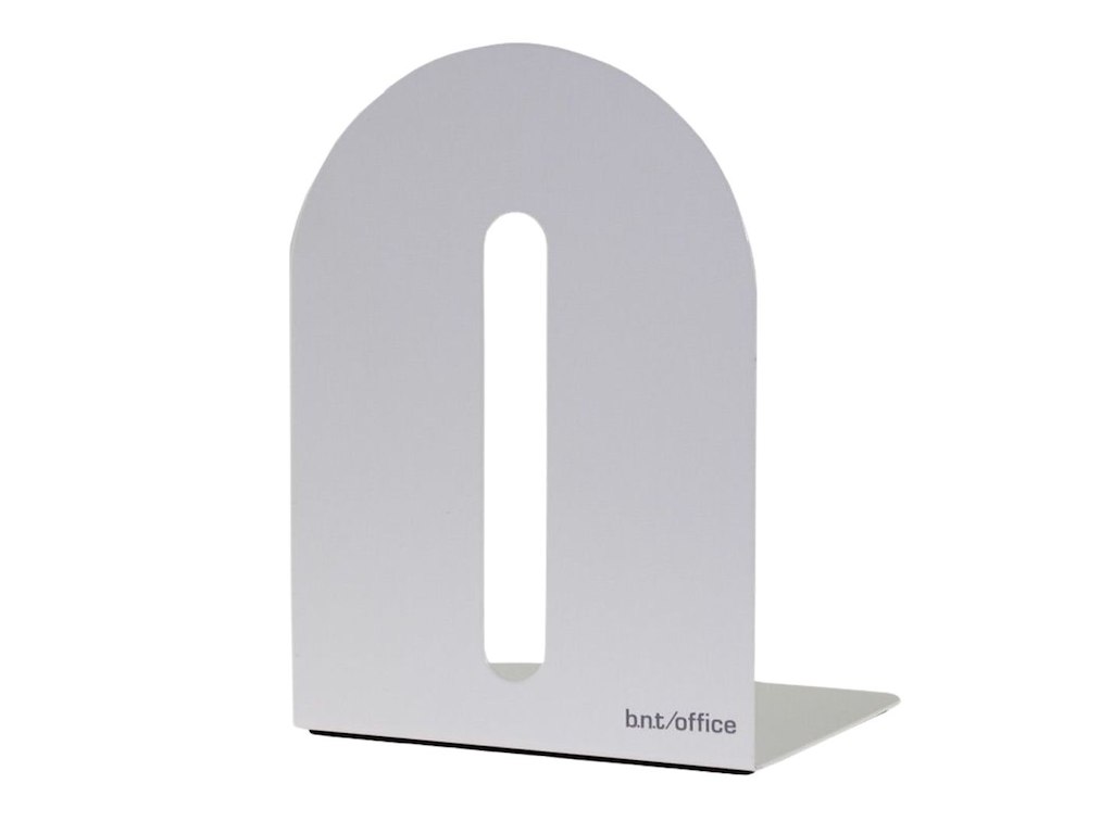 Bogstøtte Metal 15cm Hvid