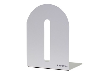 Bogstøtte Metal 15cm Hvid