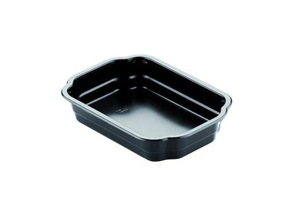 Bakke 1-rum 900 ml Takeaway PP Sort