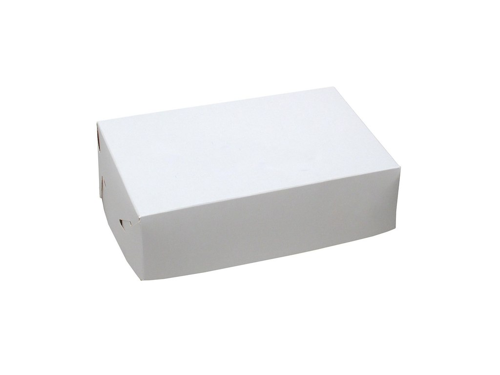 Kageæske fold selv nr 11 høj L245xB160xH70mm pap hvid