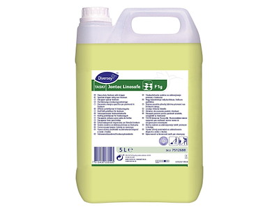 Polishfjerner Jontec Linosafe F1g lavalkalisk til stripning af linoleum 5 ltr