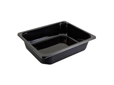 Bakke 1/2 GN C2325-1B 1-Rum 5100ml L325xB265xH80mm HICPET Sort