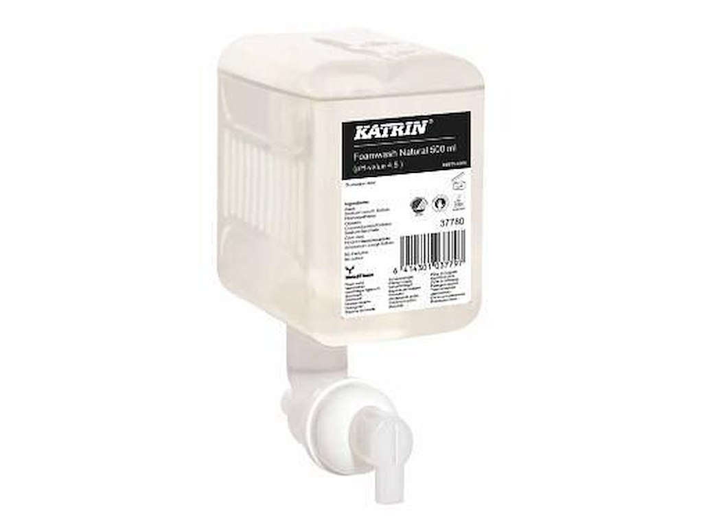 Sæbe skum Katrin natural uden farve og parfume 500 ml, 12 stk