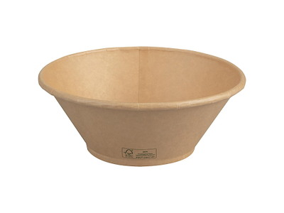 Bowle Stagione rund 1050ml 18,5x11,5cm Pap/PP brun