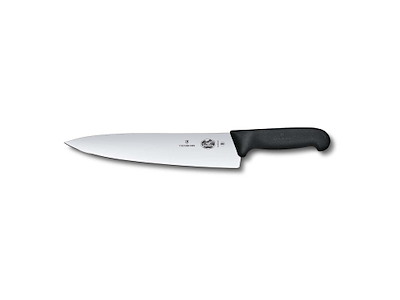Kokkekniv Victorinox Fibrox klinge 25 cm Sort