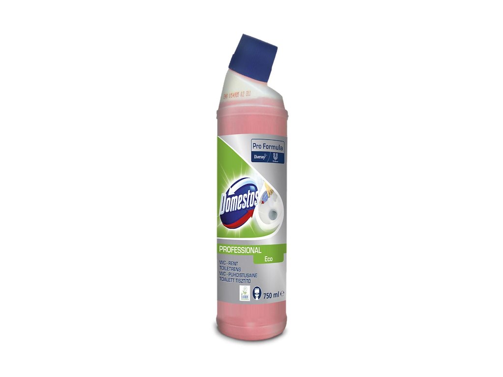 Toiletrens Flydende Domestos Pro Formula 750ml Ecolabel med Farve/Parfume Surt