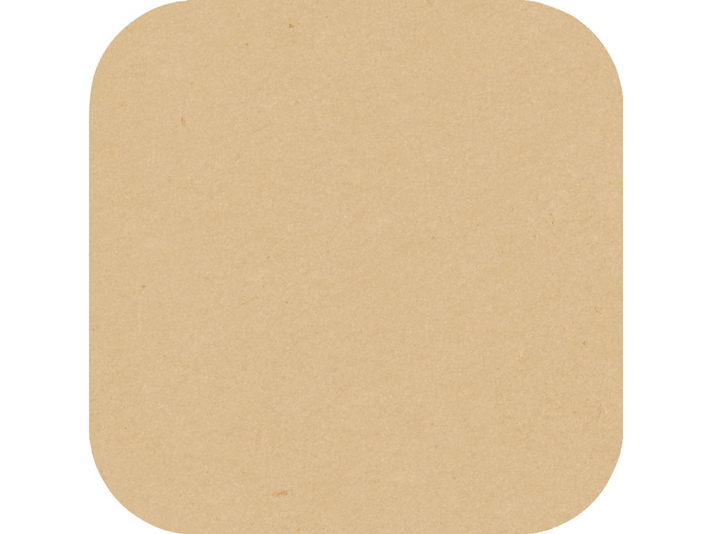Kopunderlag Natural brown L85xB85 Papir Brun