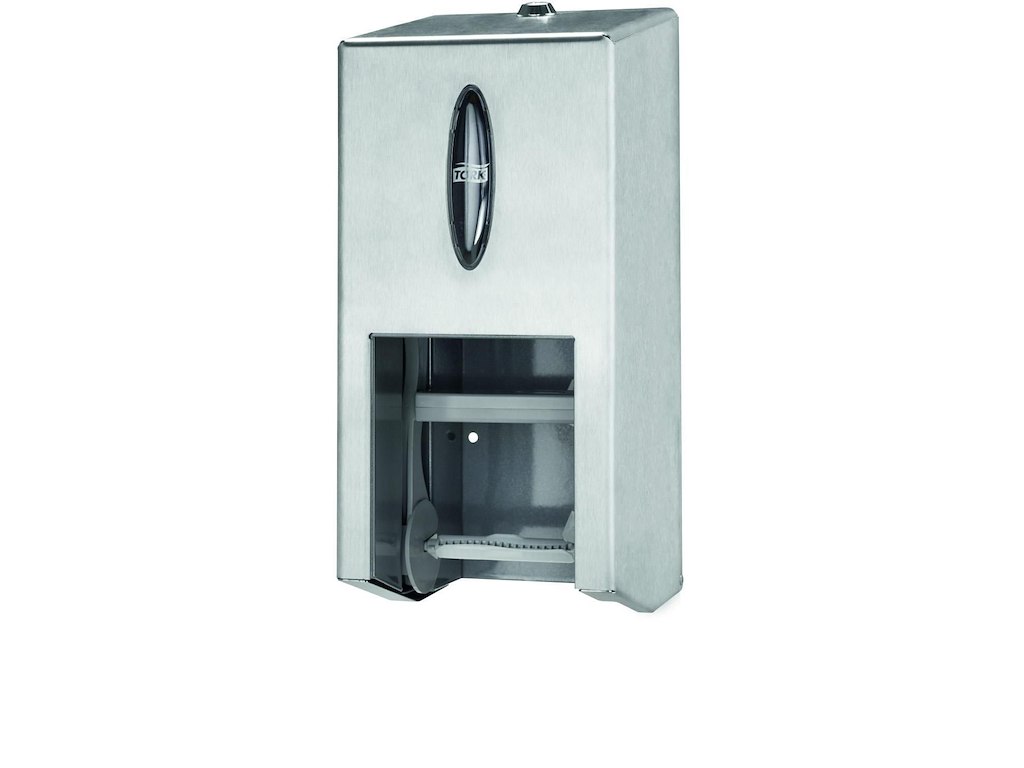 Dispenser Toiletpapir Tork T7 mid-size Rustfri stål til 2 rl
