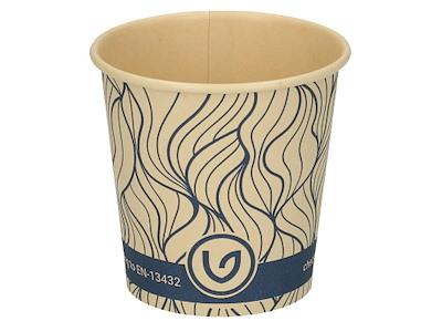 Kaffebæger Bambus Ø62x60mm 10cl 4oz Single wall Til Espresso Natur Verive