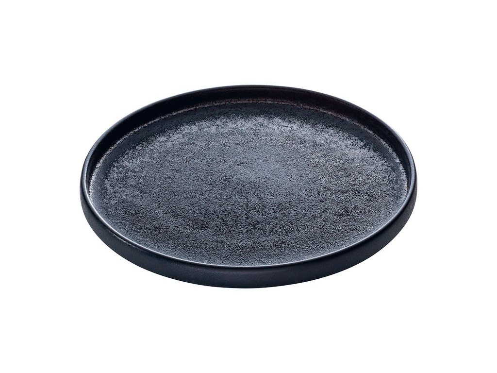 Tallerken Nara Ø21 cm Stentøj Sort