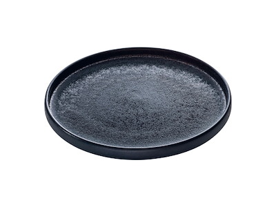 Tallerken Nara Ø21 cm Stentøj Sort